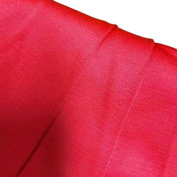 NWT SIGNIFICANT OTHER Anne Cape Cut Outs Satin Mini Dress Fuchsia 6 - Picture 14 of 15